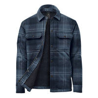 Men's Highland Sherpa Lined Plaid Jacket - CJK-1M