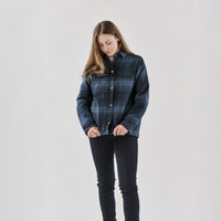 Women's Highland Sherpa Lined Plaid Jacket - CJK-1W