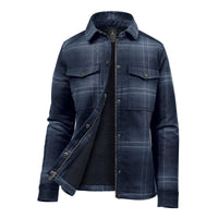 Women's Highland Sherpa Lined Plaid Jacket - CJK-1W