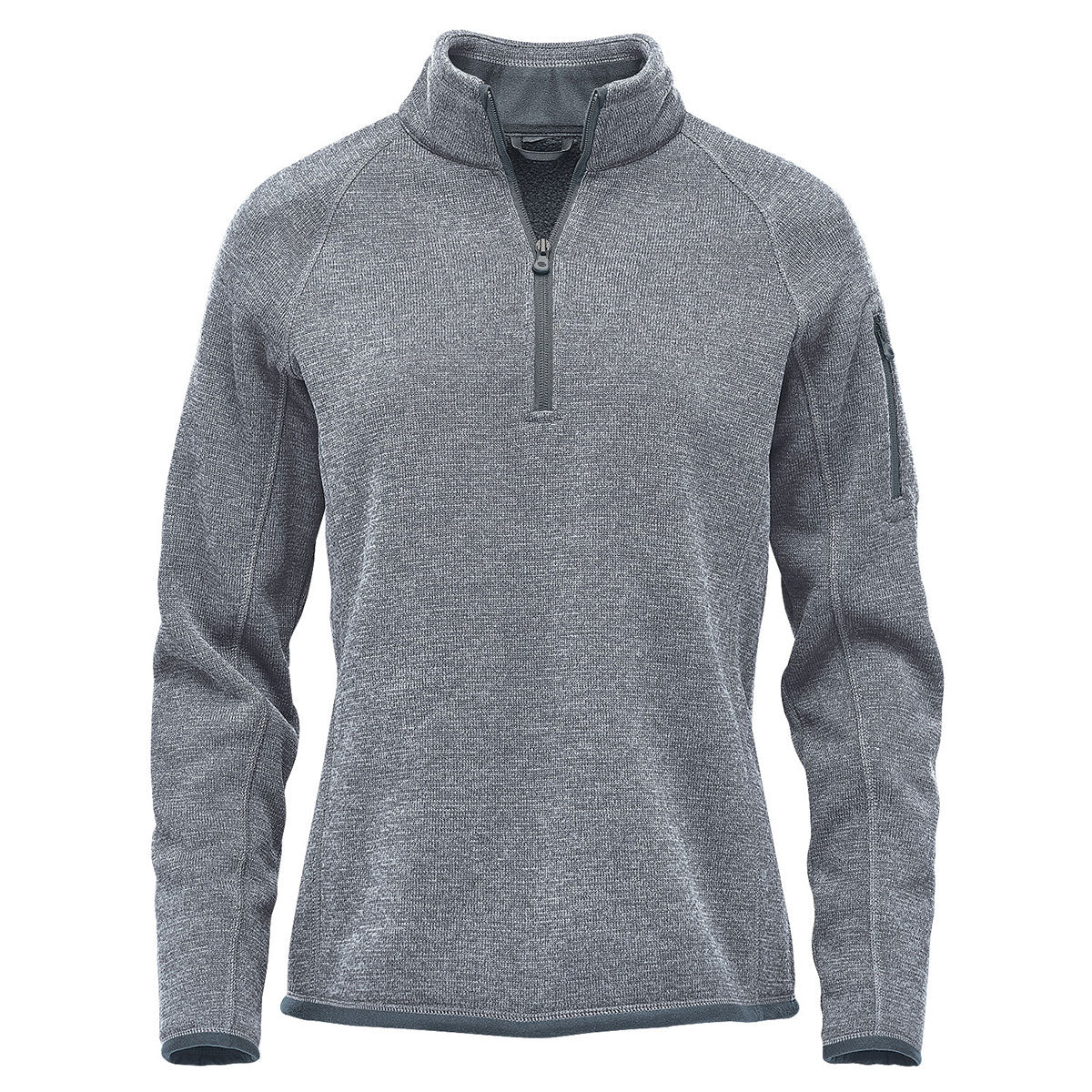 Half zip front sweatshirt deals