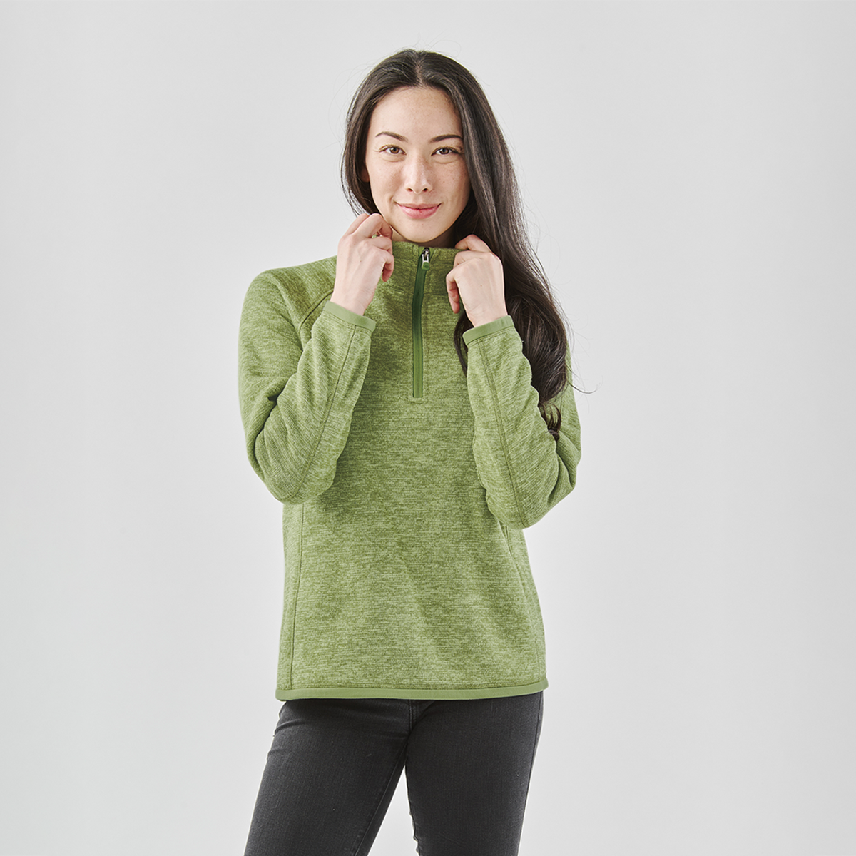 (ストームテック) Stormtech レディース Avalante ヘザー ハーフジップ フリーストップ プルオーバー PC5434 (グラナイ Stormtech] (ストームテック) レディース Avalanche ピュアアース