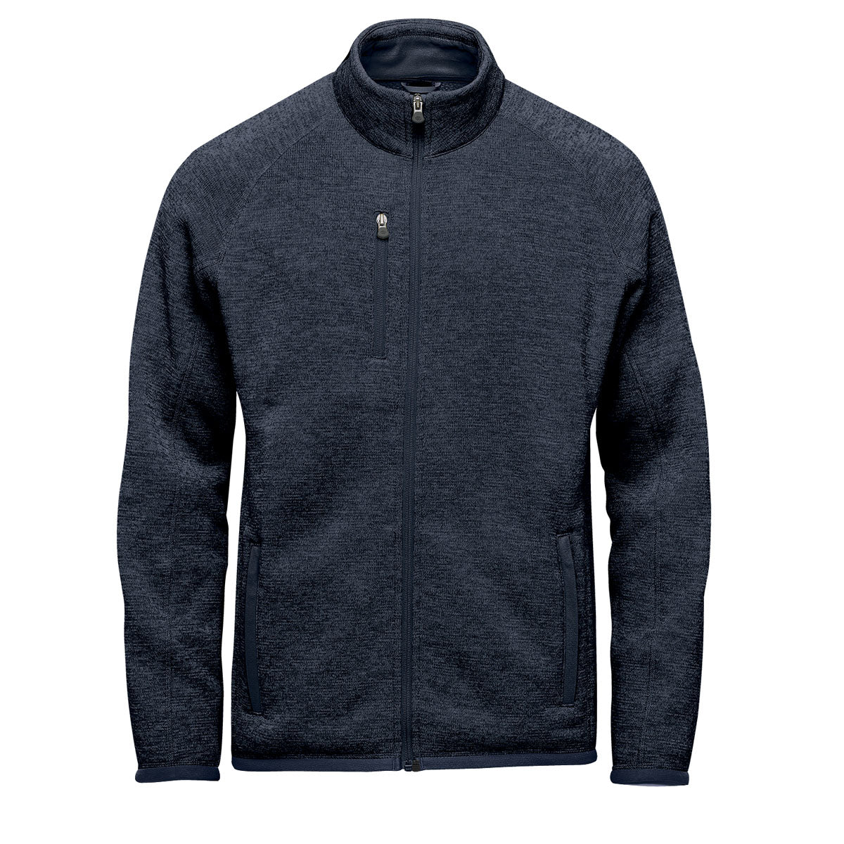 Black polo fleece jacket hotsell