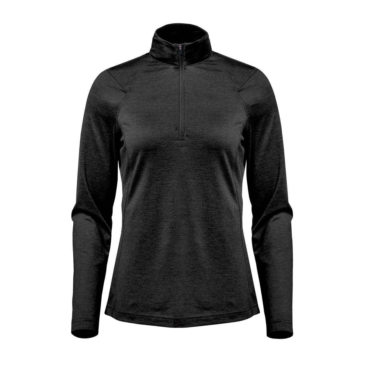 Black half zip pullover women's hotsell