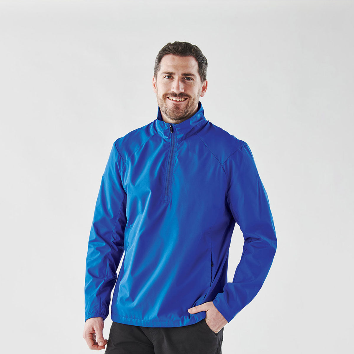 Blue anorak jacket men's best sale
