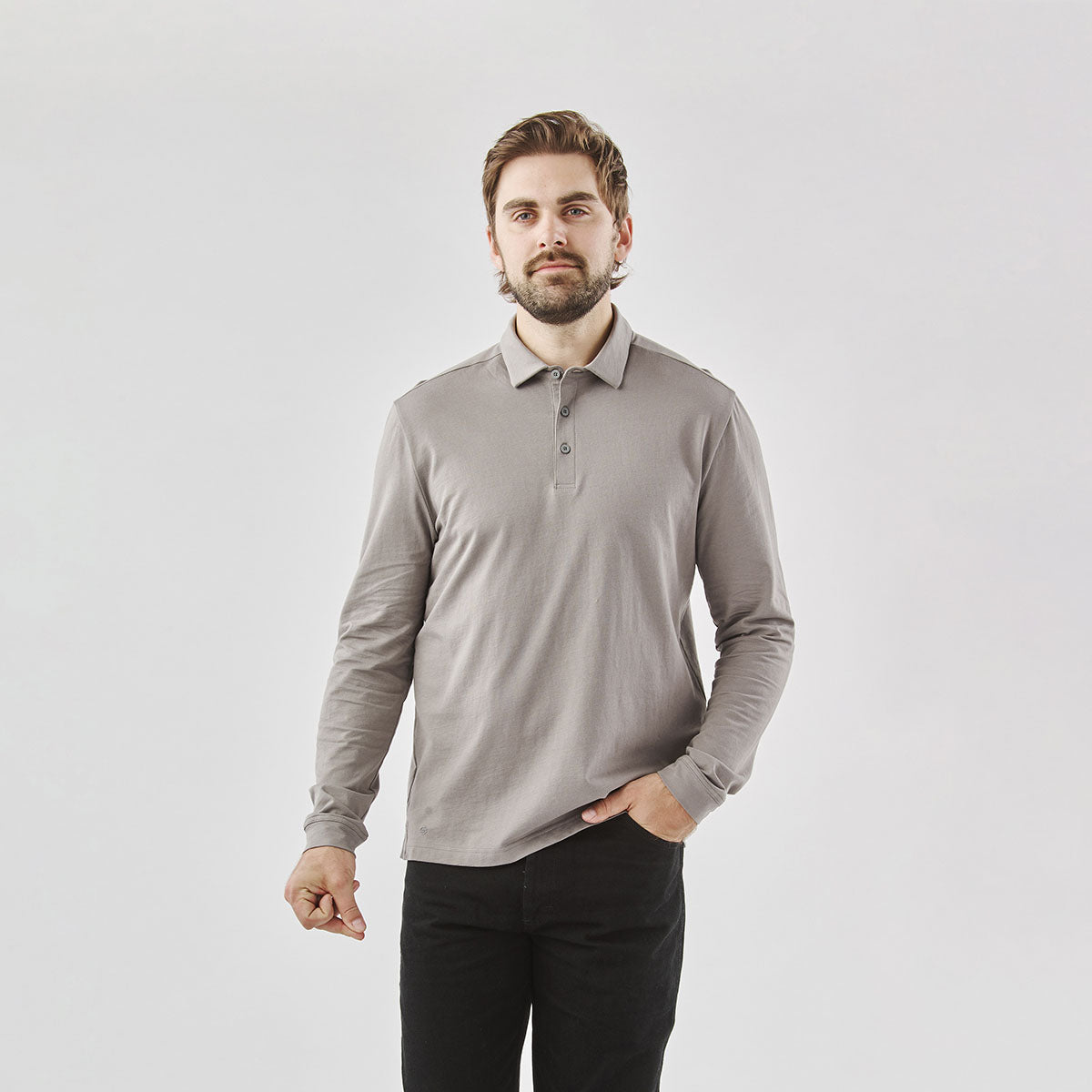micro pique polo shirt