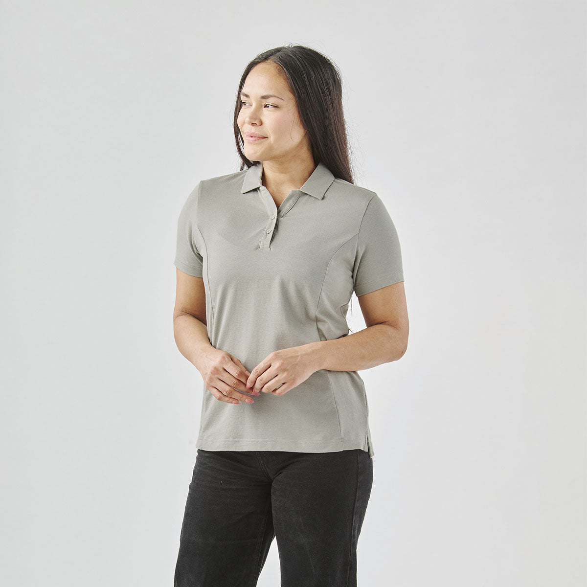 micro pique polo shirt