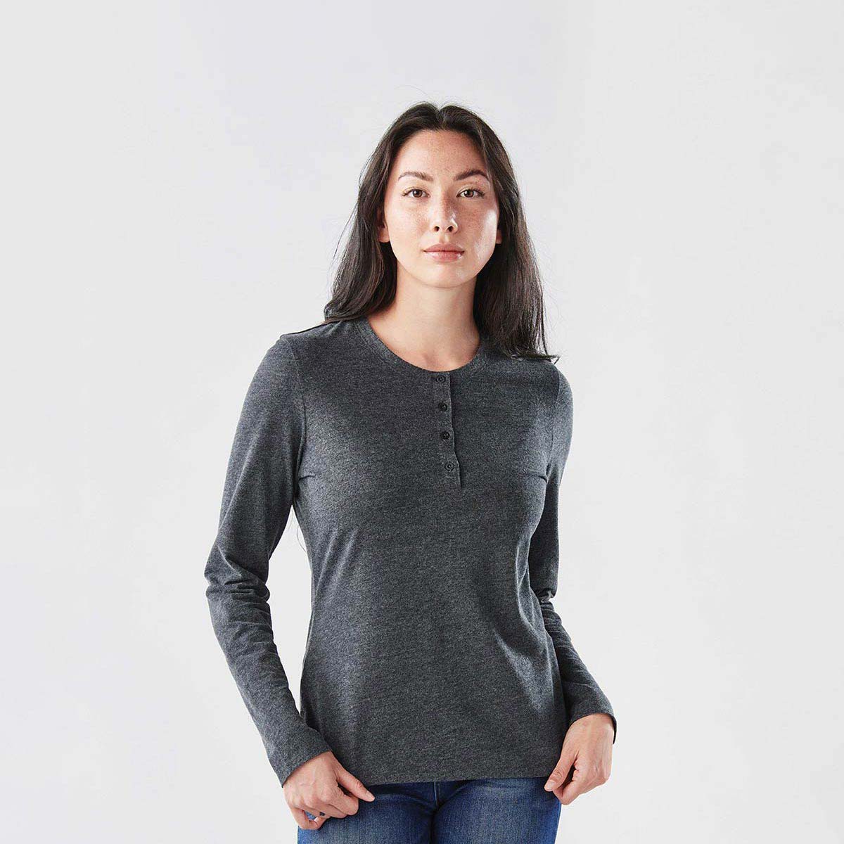 Women's Torcello L/S Henley - TGH-1W