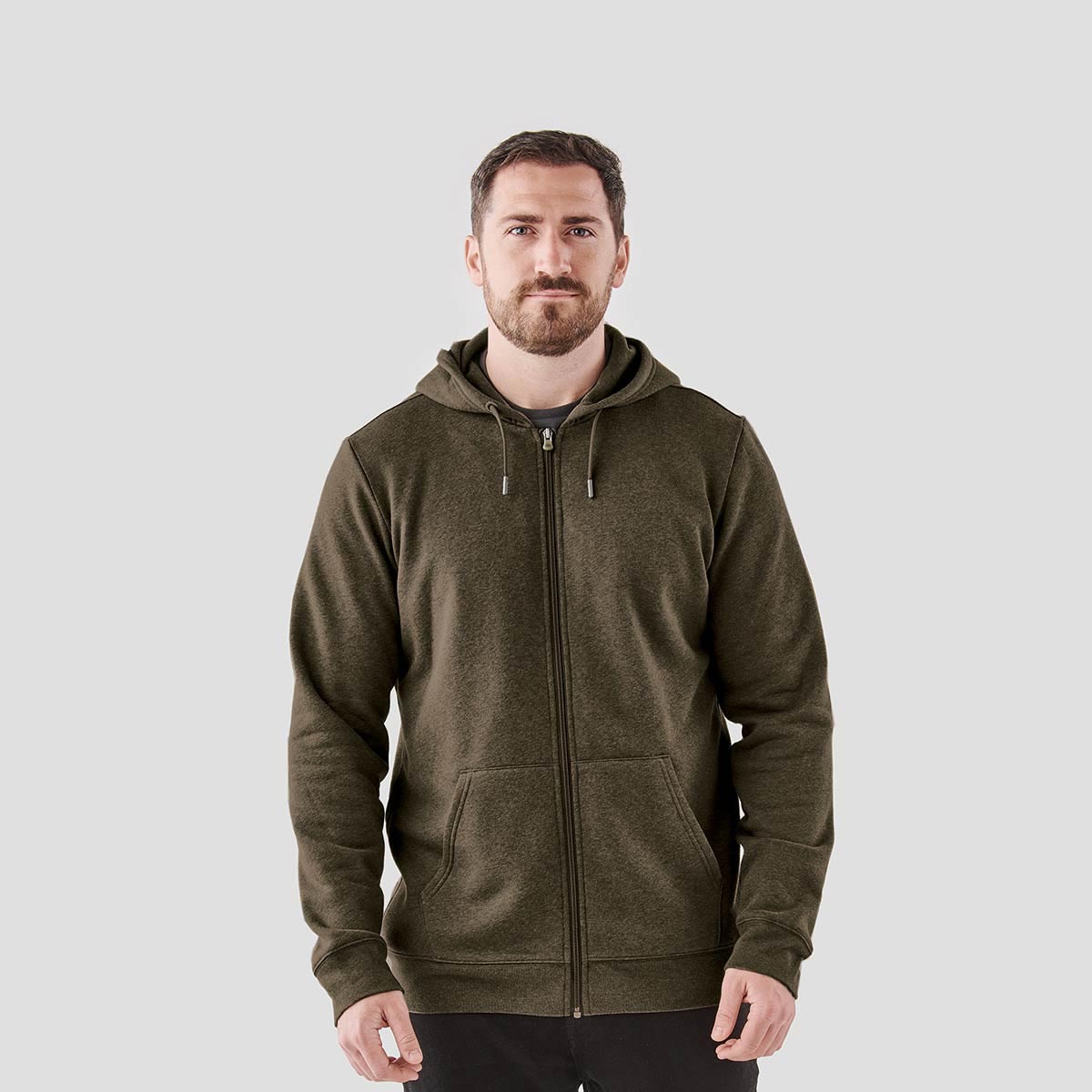  BOVZOX Men's Fall Winter Outwear Men Zip Up Teddy