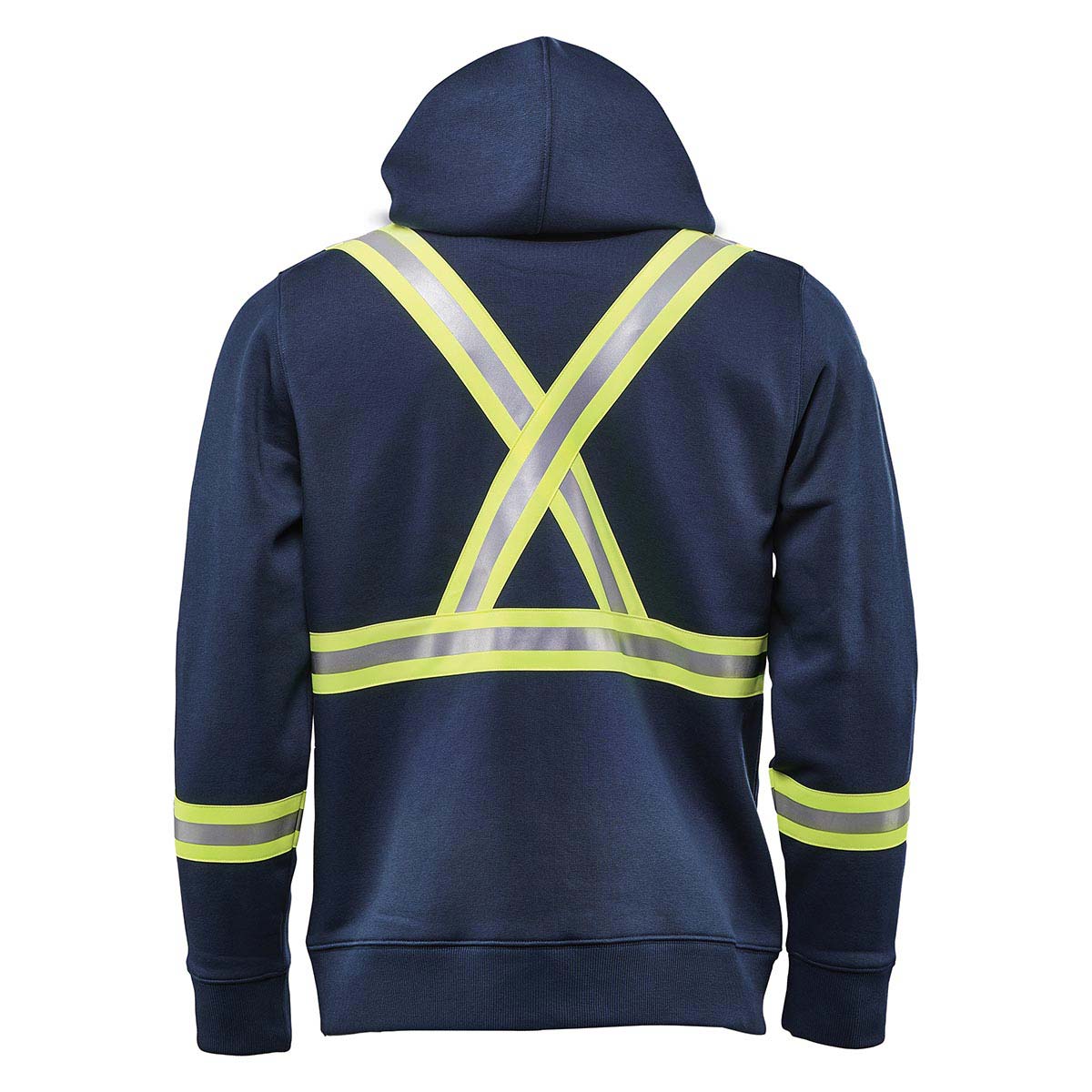 Blue hi vis hoodie new arrivals