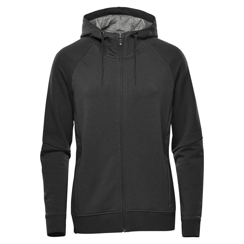 Black full zip hoodie women's shop