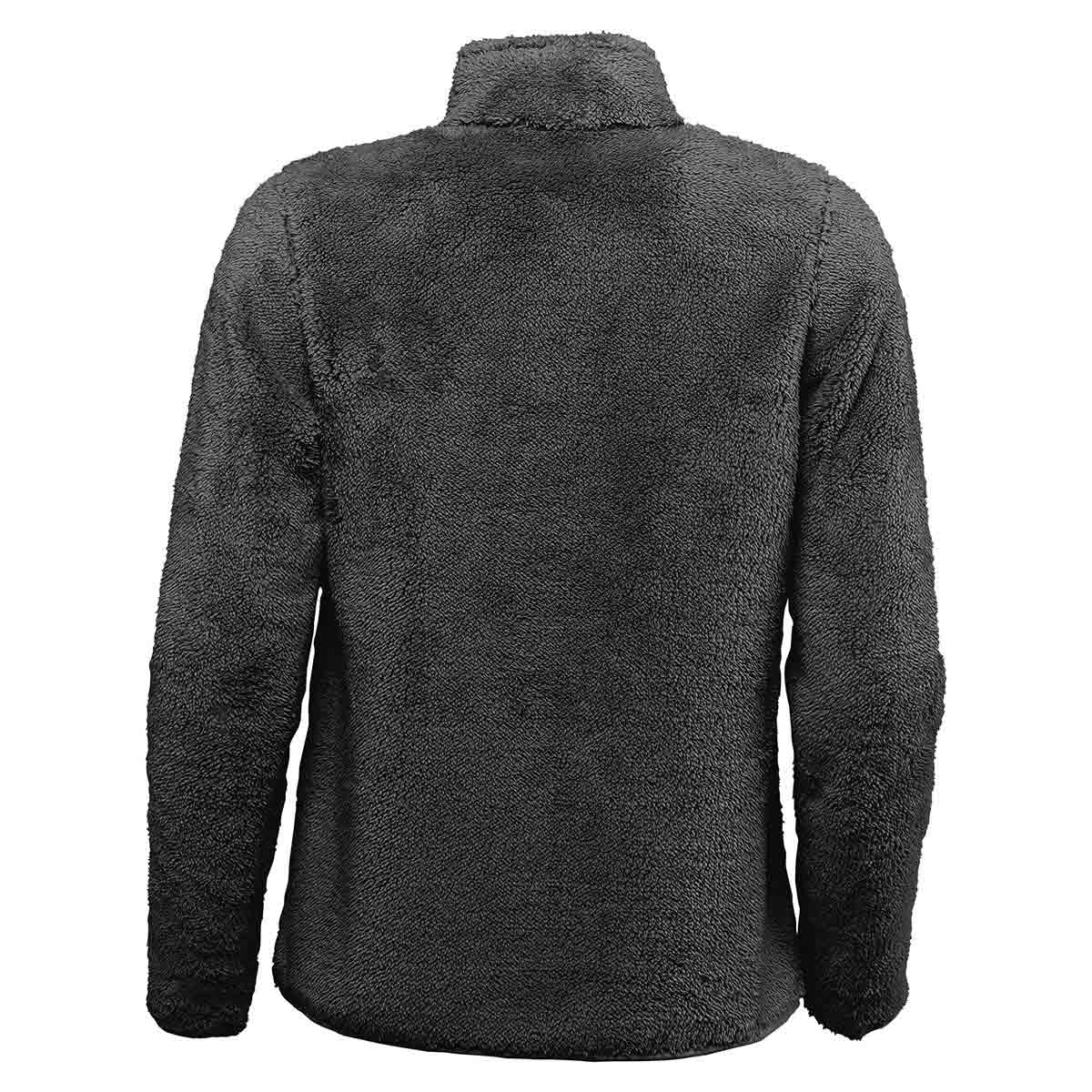 Black sherpa zip up jacket online
