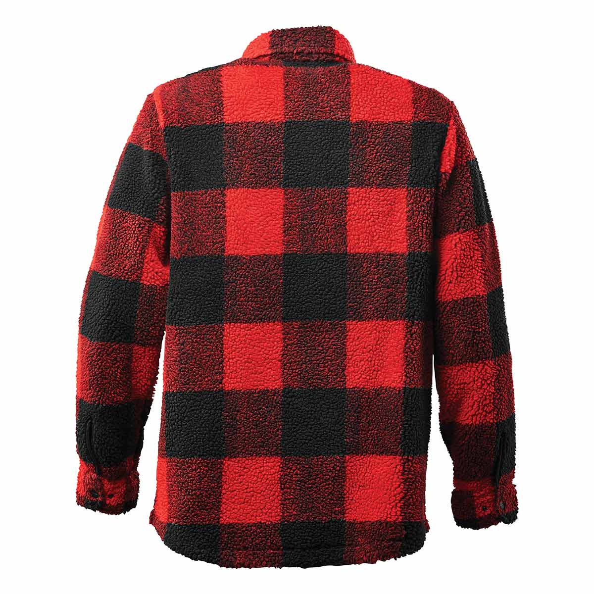 Black and new arrivals red fleece jacket