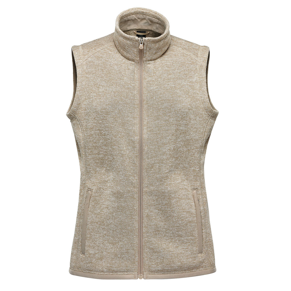 Women`s Recycled Full Zip Fleece Vest W/ Wrinkle Resistance