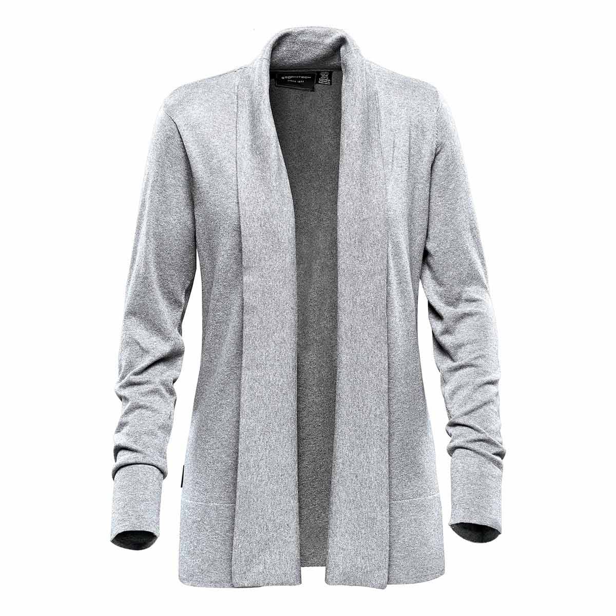 Buy RUKOOTINA Grey Solid Blended Y Neck Womens Cardigan