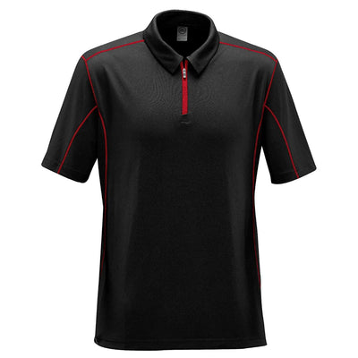 Bright crimson top polo shirt