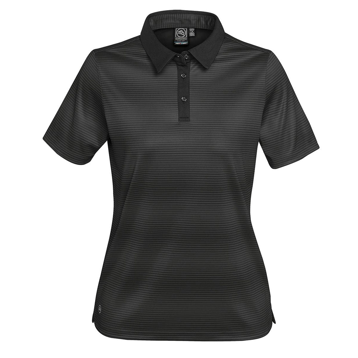 Black performance polo hotsell