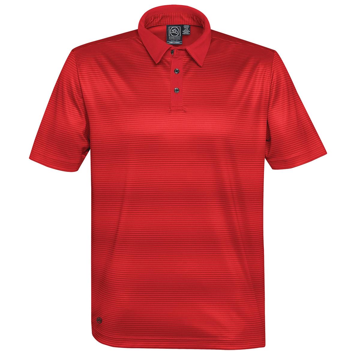 Bright crimson top polo shirt
