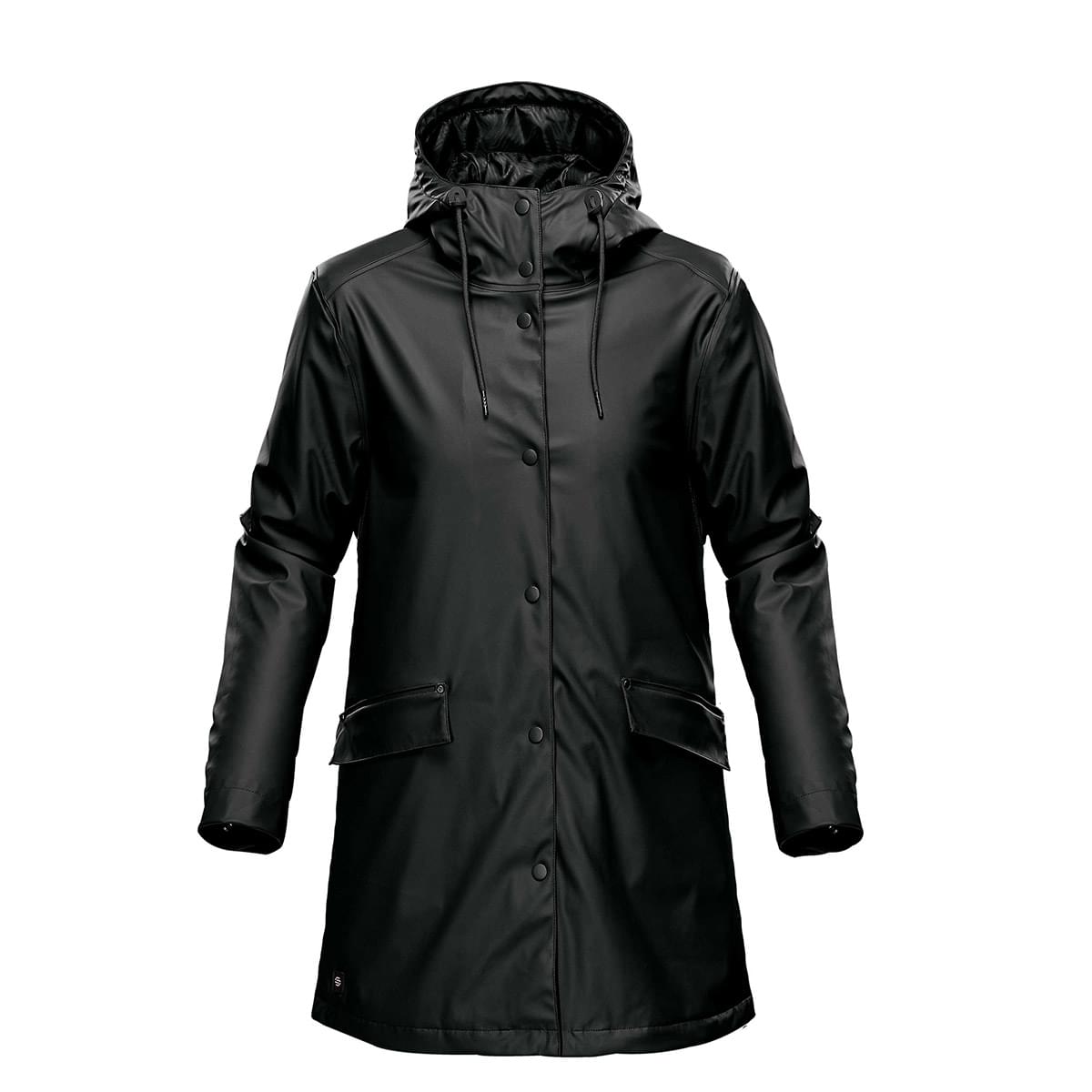 Black raincoat women's hotsell