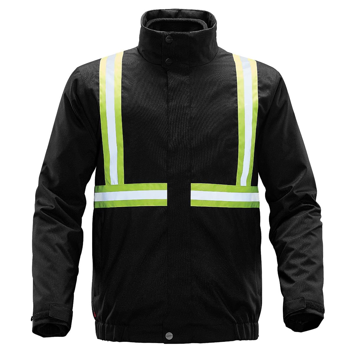 Unisex Black Reflective Safety Vest